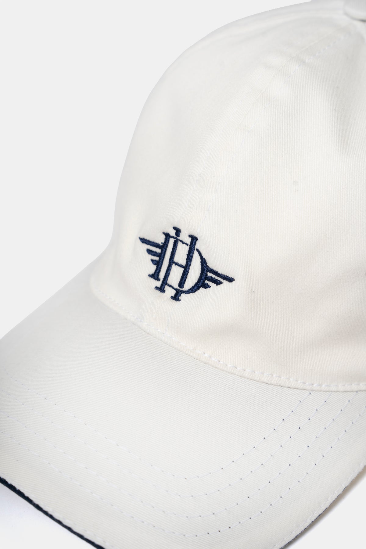 D'Heritage Aviation cotton cap in white, front view