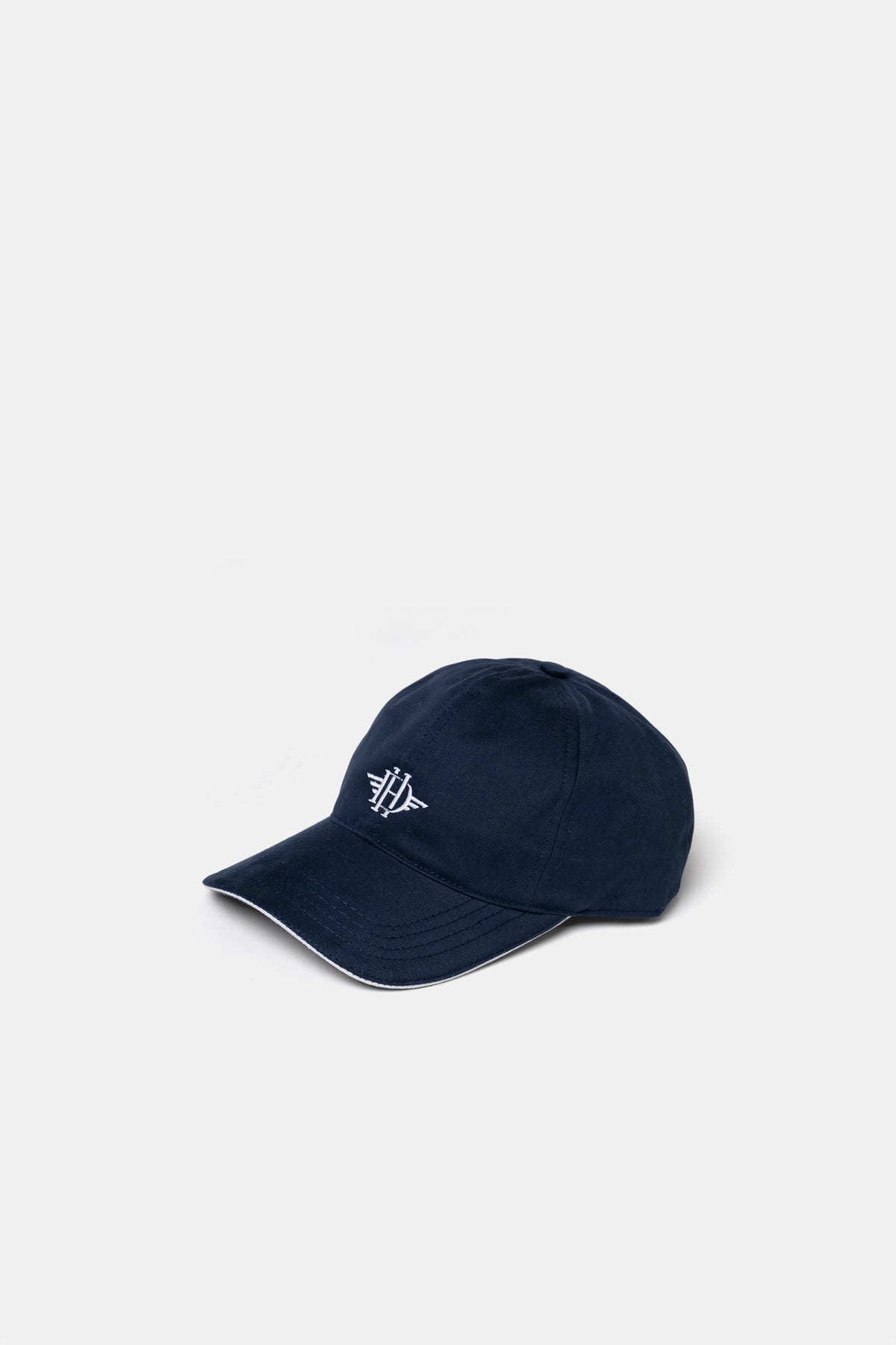 D'Heritage Aviation cotton cap in blue, side view