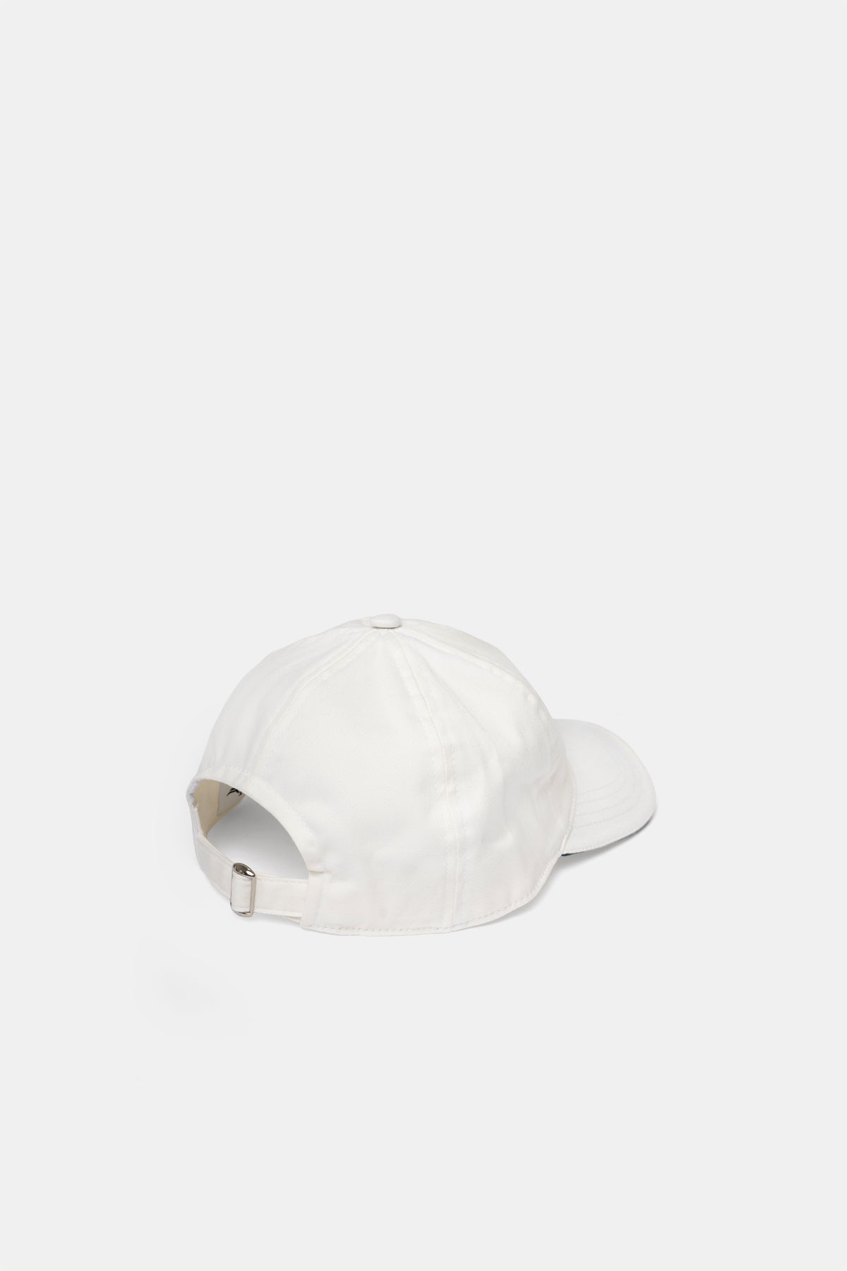 D'Heritage Aviation cotton cap in white, back view with adjustable strap