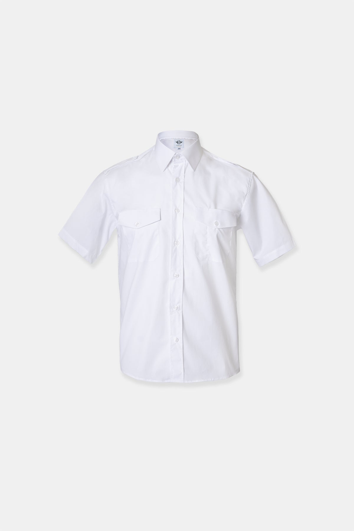 D'Heritage Aviation men's pilot uniform shirt, front view